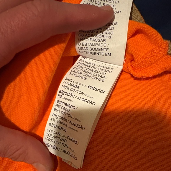 PUMA Freedom Rugby Vibrant Orange Tan White Burgundy Relaxed Fit Shirt $95 NWT M - Picture 13 of 14